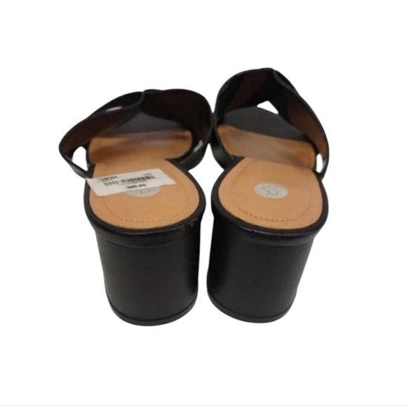 CP Women's Black Slip-On High Heel Sandals Size 8M NWOT - Picture 8 of 11